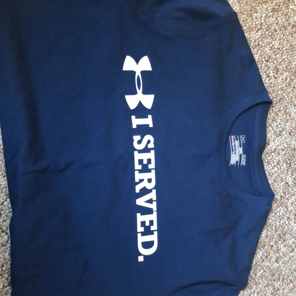 i served under armour shirt
